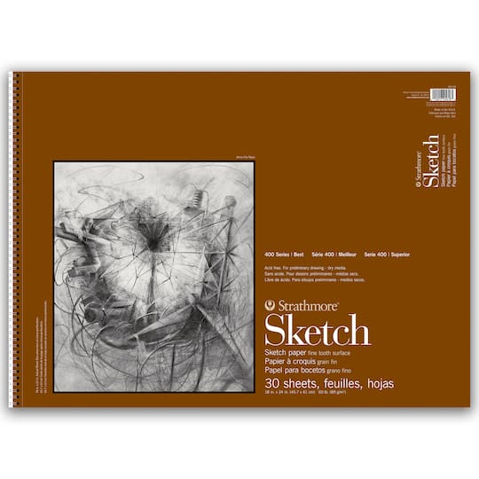 12 Pack: Strathmore® 400 Series Sketch Paper Pad, 18" x 24"